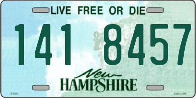 NH license plate 1418457
