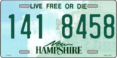 NH license plate 1418458
