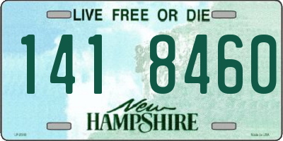 NH license plate 1418460