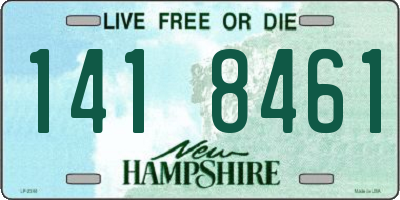 NH license plate 1418461
