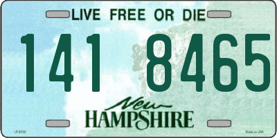 NH license plate 1418465