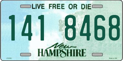 NH license plate 1418468
