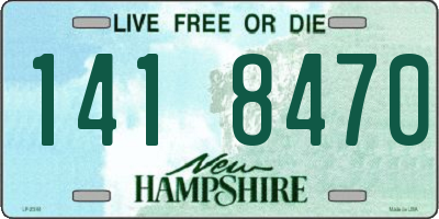 NH license plate 1418470
