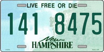 NH license plate 1418475