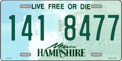 NH license plate 1418477