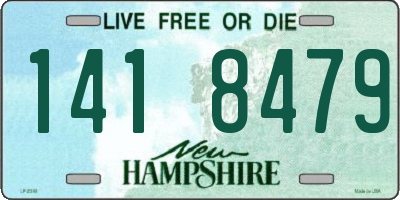 NH license plate 1418479