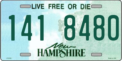 NH license plate 1418480