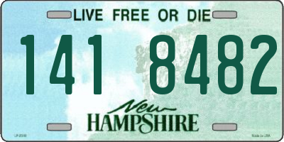 NH license plate 1418482