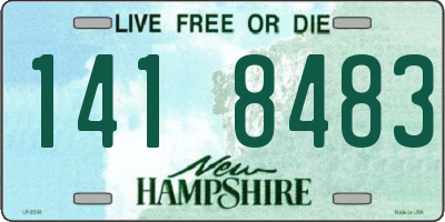 NH license plate 1418483