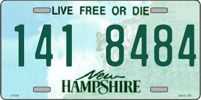 NH license plate 1418484