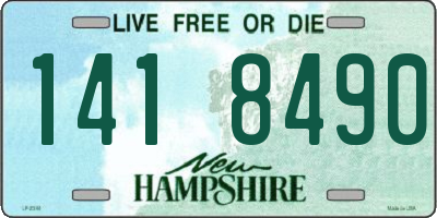 NH license plate 1418490