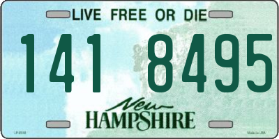 NH license plate 1418495