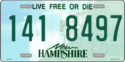 NH license plate 1418497