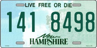 NH license plate 1418498