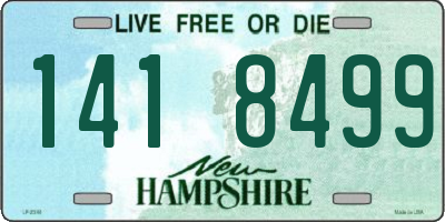 NH license plate 1418499