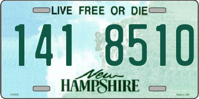 NH license plate 1418510