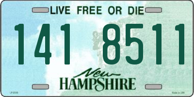 NH license plate 1418511