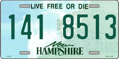 NH license plate 1418513