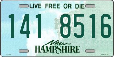 NH license plate 1418516