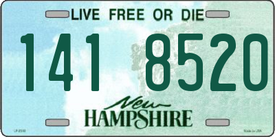 NH license plate 1418520