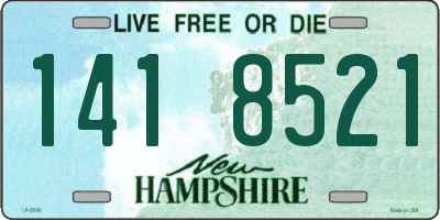 NH license plate 1418521