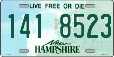 NH license plate 1418523