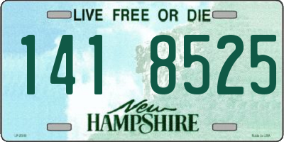 NH license plate 1418525