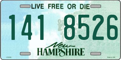 NH license plate 1418526