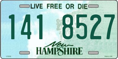 NH license plate 1418527
