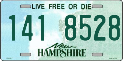 NH license plate 1418528