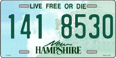 NH license plate 1418530