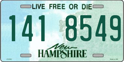 NH license plate 1418549