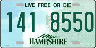 NH license plate 1418550