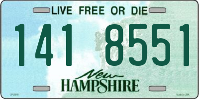 NH license plate 1418551