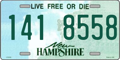 NH license plate 1418558