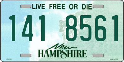 NH license plate 1418561