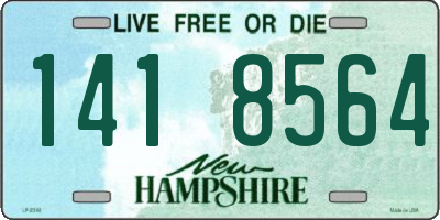 NH license plate 1418564