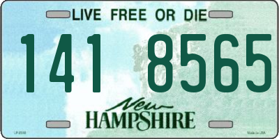 NH license plate 1418565