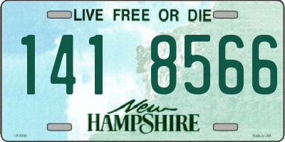 NH license plate 1418566