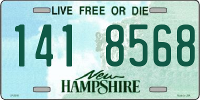 NH license plate 1418568