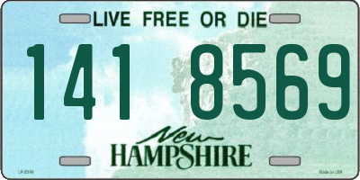 NH license plate 1418569