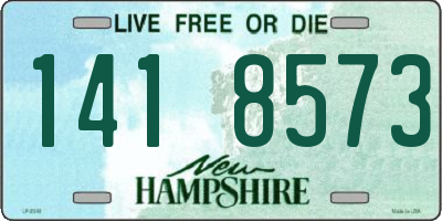 NH license plate 1418573