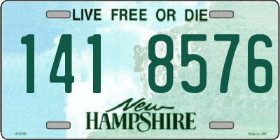NH license plate 1418576
