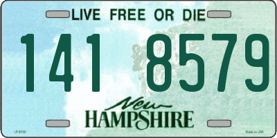 NH license plate 1418579