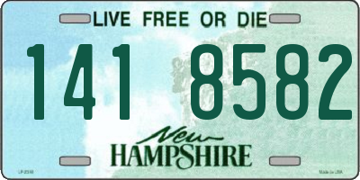 NH license plate 1418582
