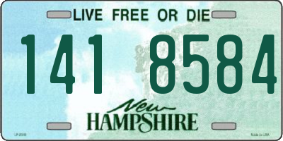 NH license plate 1418584