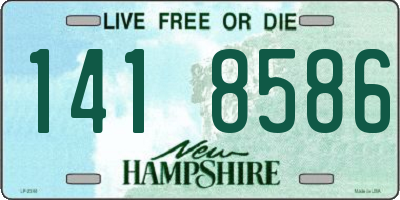 NH license plate 1418586