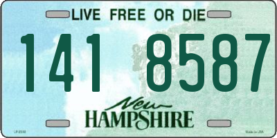 NH license plate 1418587