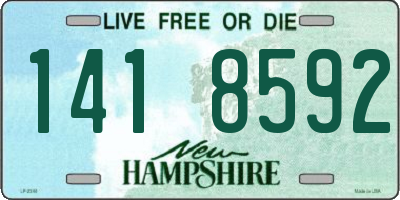 NH license plate 1418592