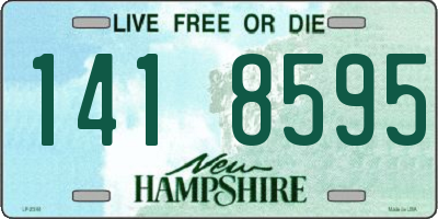 NH license plate 1418595